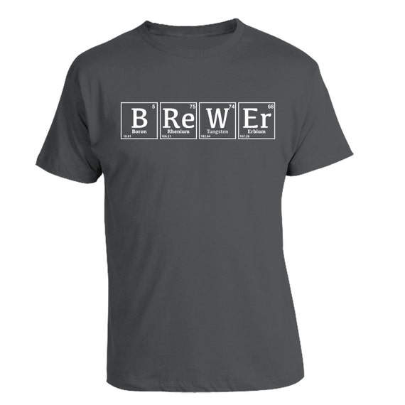 table etsy periodic shirt Periodic Etsy Brewer Shirt Geek brewershirts by on Table Beer T