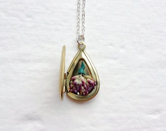 Mothers Jewelry, Mothers Locket, Wedding Bouquet Locket, Bridal Locket, Flower Locket Necklace, Bridesmaid Necklaces, Gift for Bridesmaids