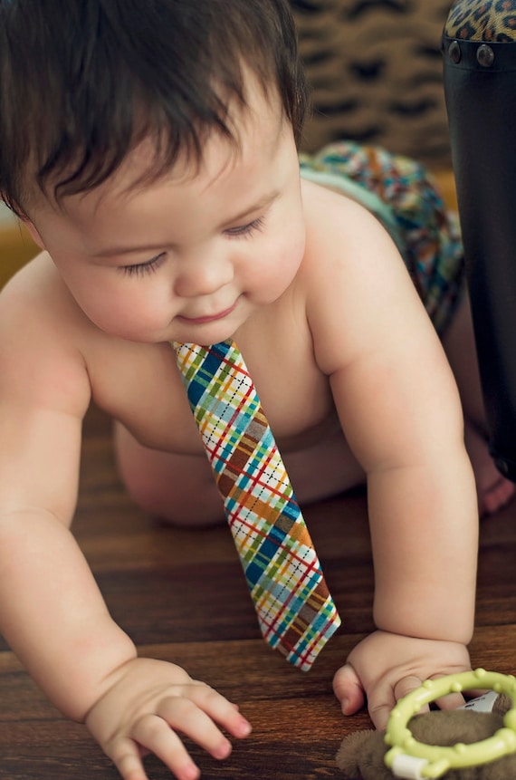 Baby Boy Tie Photo Prop Birthday Cake Smash Neck Tie First