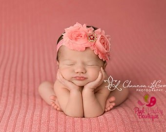 YOU PICK 3 Baby Headband Set - 63 Options Double Shabby Headbands - Infant Headband- Baby Hair Accessories - Newborn Headband - Baby Gifts