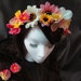SALE Strawberry Shortcake Pink, Yellow, White Flower Crown