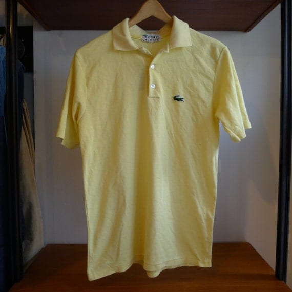 Vintage LACOSTE Izod Polo Shirt 100% cotton by JointCustodyDC
