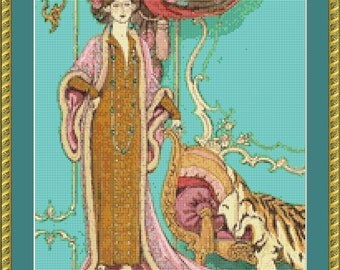 Manon Fille Galante Cross Stitch Pattern