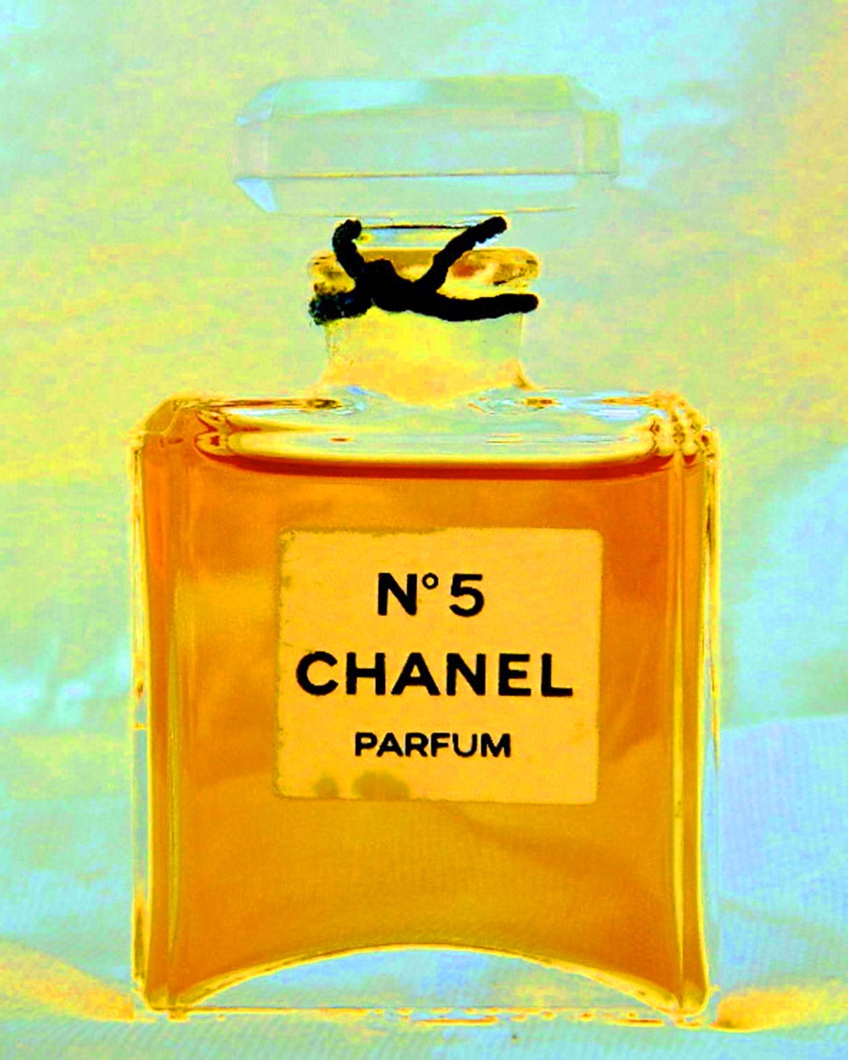 50% Off Vintage Chanel 5 Perfume Bottle Print by CelebrityTimes