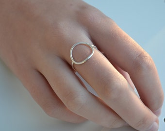Silver Full Circle Ring
