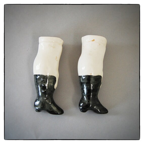 Vintage Porcelain Doll Legs