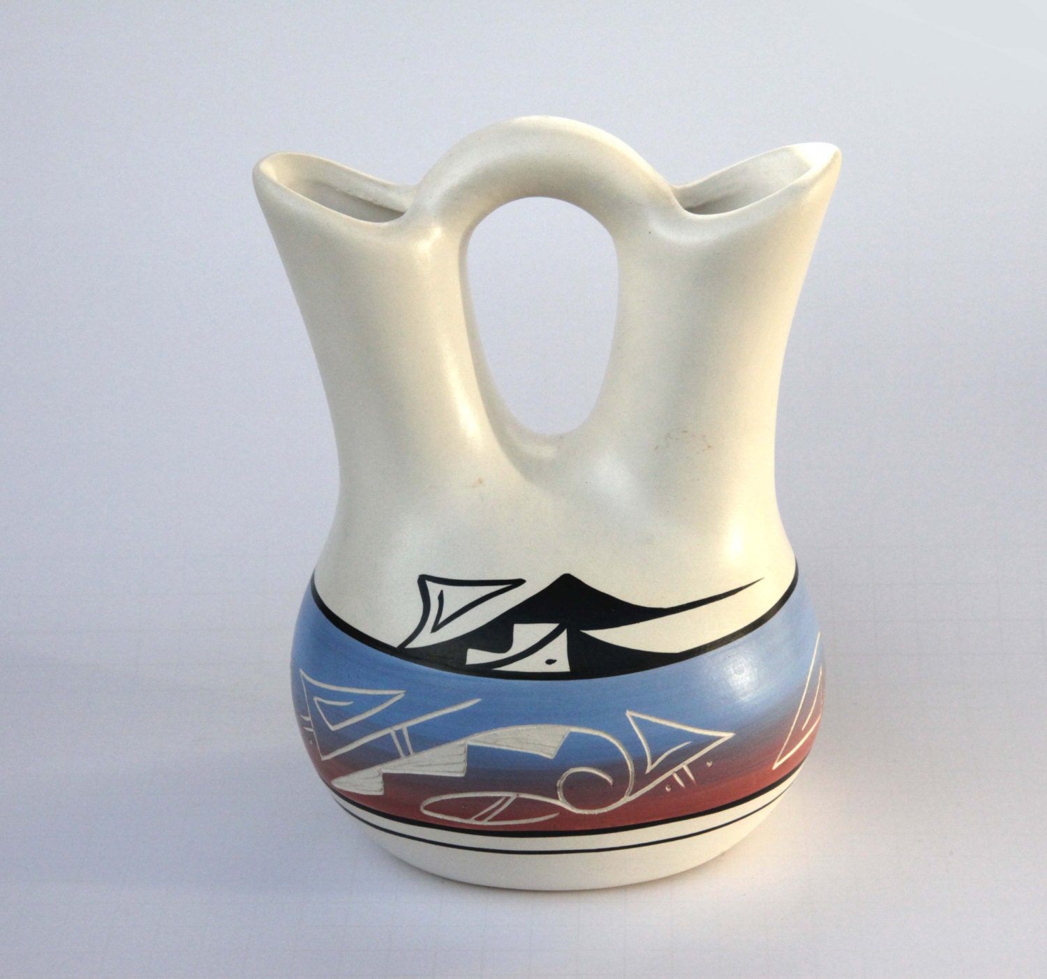 Wedding Vase Vintage Native American Indian MESA INDIAN Hand