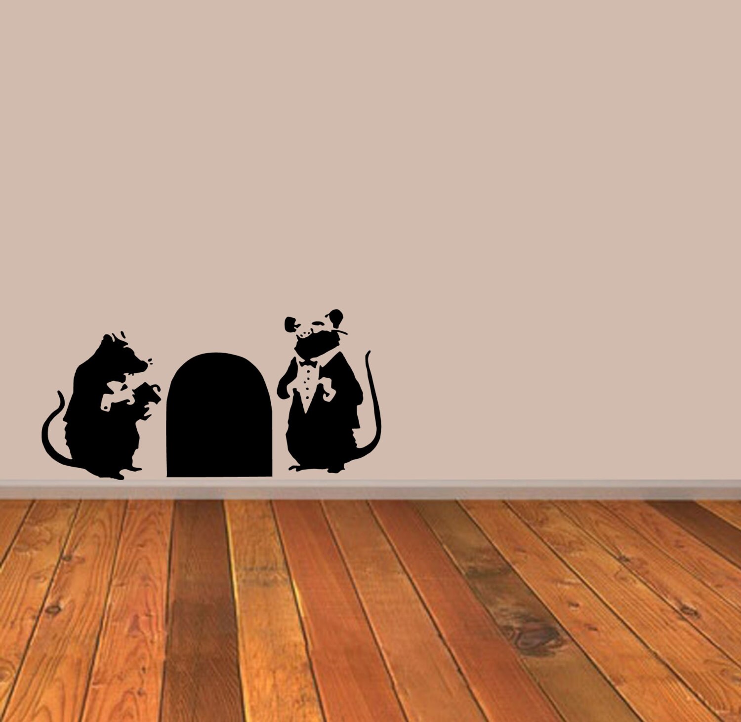 Banksy Rat Doormen Stencil Reusable Graffiti Art Rats Stencil