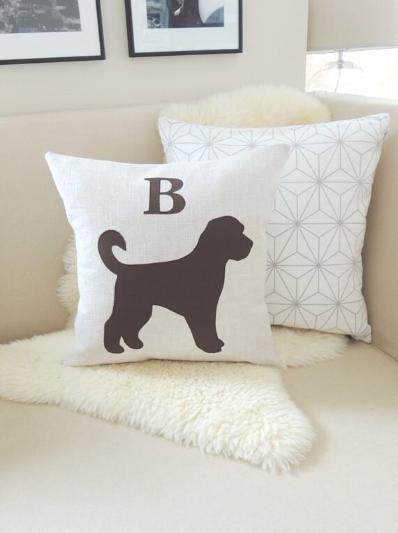 goldendoodle pillow pottery barn