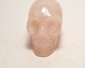 Rose Quartz Crystal Skull 2 inches 50mm Unconditional Love Energies!