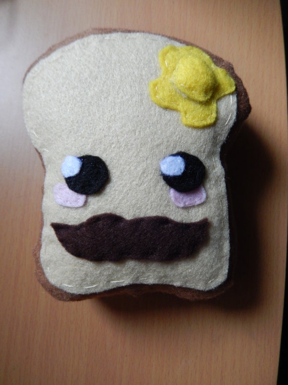 toast plush toy