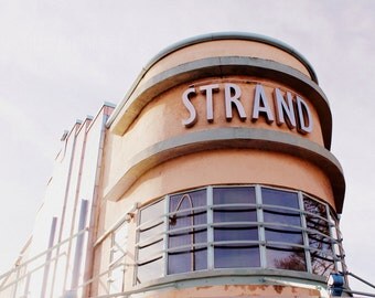Art Deco Photography - Strand Cinema Print - Belfast Northern Ireland - Architecture Print - 1930s Theatre - 8x12