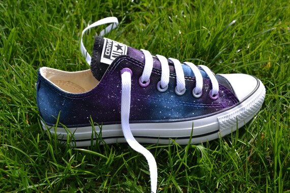 Galaxy Converse Galaxy All Stars Low Tops Custom Converse