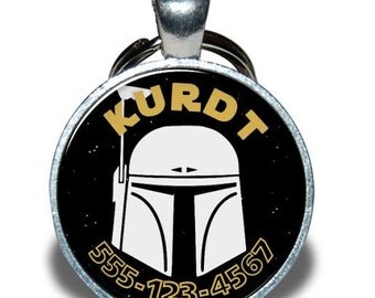 Pet ID Tag - Star Wars Boba Fett *Inspired*