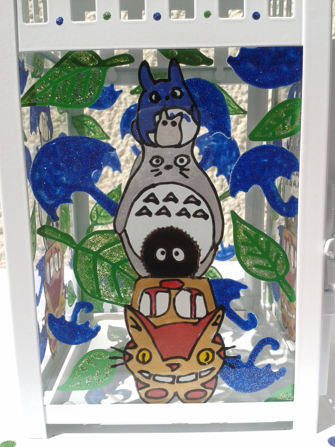 Studio Ghibli's My Neighbour Totoro Stained Glass Candle