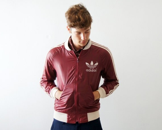 burgundy adidas jumper