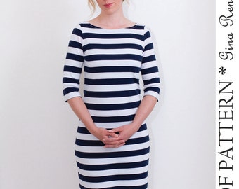 Womens Dress Pattern - Dress Sewing Pattern - Dress PDF pattern