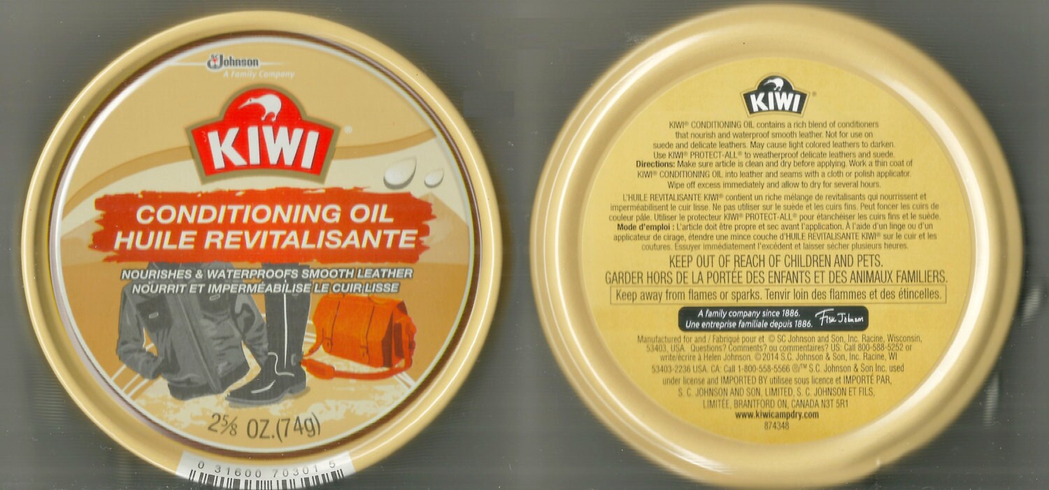 KIWI CONDITIONING OIL Leather WaterProofer proTect condition