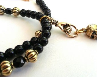 Shrunken Head Necklace (black)