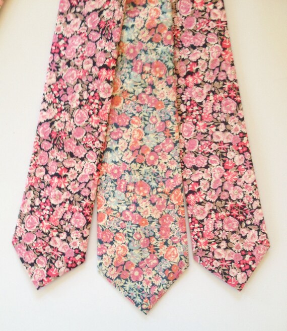 Pink Men's Tie Pink Tie Blush Tie Liberty of by staghandmade