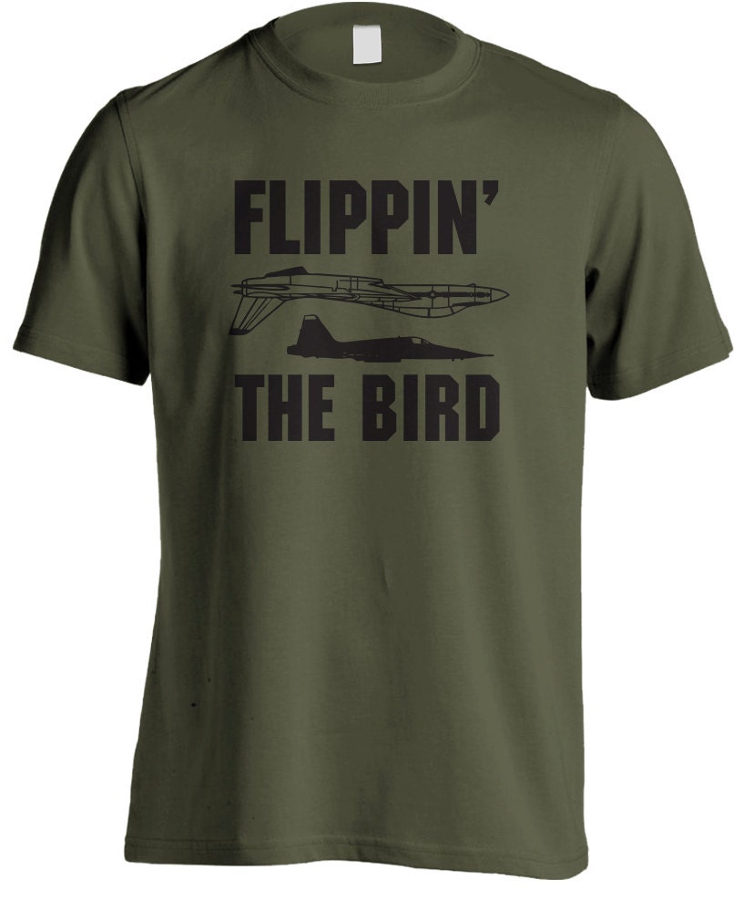 Top Gun Flippin the Bird Maverick T-shirt