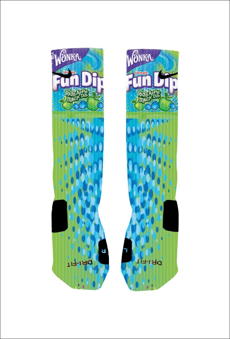 Custom Fun Dip Candy Socks Custom Nike Elites