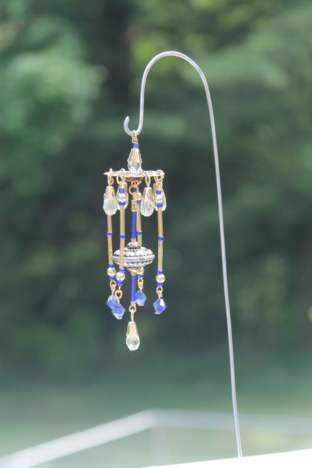 Miniature Fairy Garden Wind Chime Dollhouse by TaraStarrDesigns