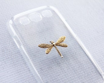 Dragonfly Bugs Case Cool Cases iPhone 6s S4 Unique Dragon Fly iPhone 6 Cell Phone Case Cover Bumper S5 Case Gold