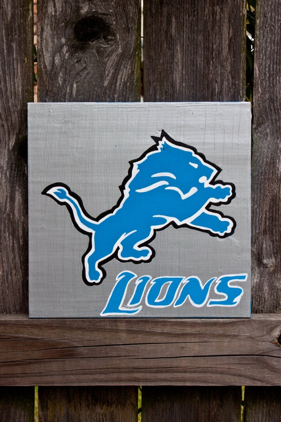 Detroit Lions Acrylic Painting Detroit Lions Detroit Lions