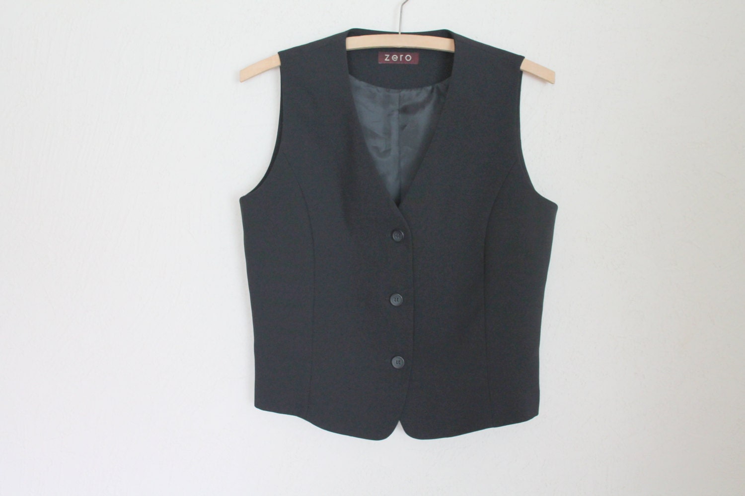 Black fitted vest Did you mean to add items to your wish list?. Your cart is full! The maximum number of items allowed in your cart has been reached. This limit exists to protect your experience on .