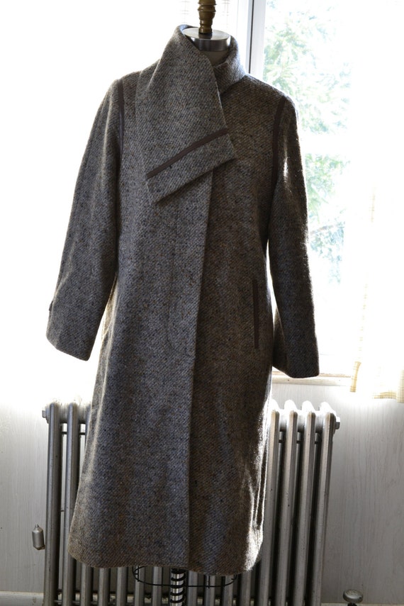 8P 10P Pavilion Petite Women's 7/8 Tweed Wool Coat