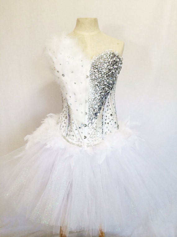 White Swan Costume inspired dance wear / dance competition/ performance ...