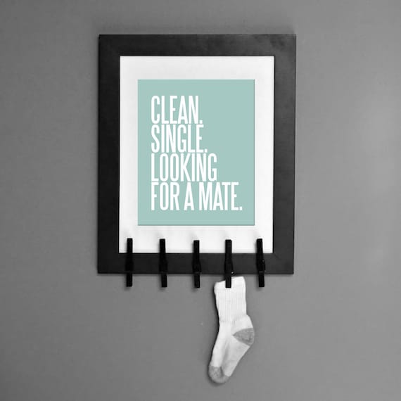 Clean. Single. Laundry Room Wall Art – Printable Digital File – 8x10 Modern home decor – Birthday Gift – House Warming Gift – Wedding Gift