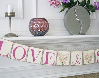 Wedding Banner - Love is Sweet Banner - Wedding Photo Prop - Wedding Sign - Love Is Sweet sign