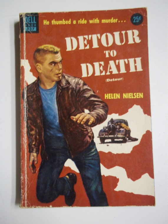 Detour To Death By Helen Nielsen Dell Books 1953 Vintage