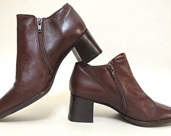 Boots in brown leather LUCIANA ROMANELLI - Size 6.5 (US)