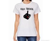 Old School Atari Shirt, Ladies Gamer Shirt, Techy Geeky Gift, Atari Game Lover Gift, Vintage Gamer Shirt, Unique Geeky Gift, AppleCopter