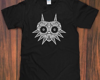 Legend of Zelda Majora's Mask T-Shirt - triforce ocarina of time link ...