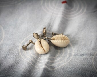Popular items for cowry shell earrings on Etsy