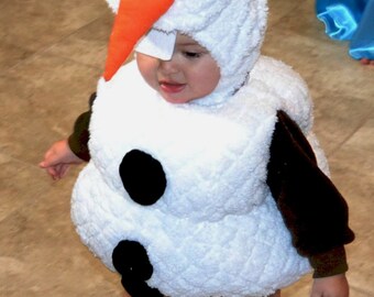 Olaf Costume Pattern 12, 18, 24/2T, 3T, 4T