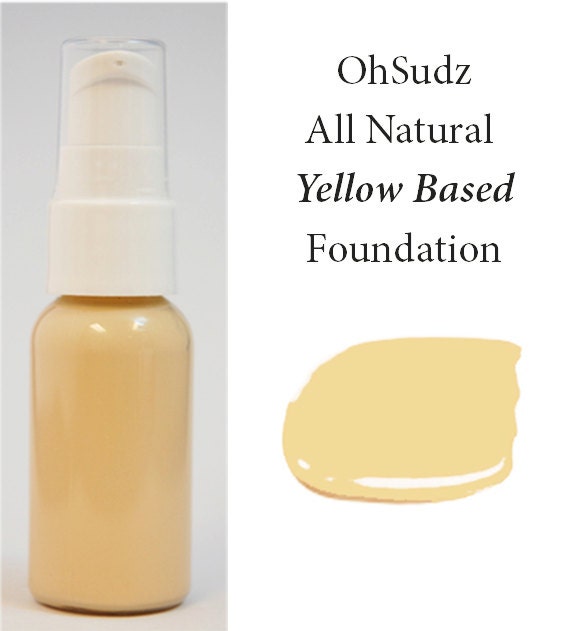 YELLOW Based Mineral Foundation Great for Rosacea and Acne Skin