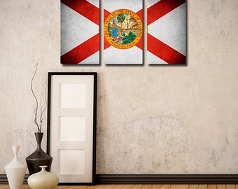 Florida Flag Triptych (w/ Free Shipping!)