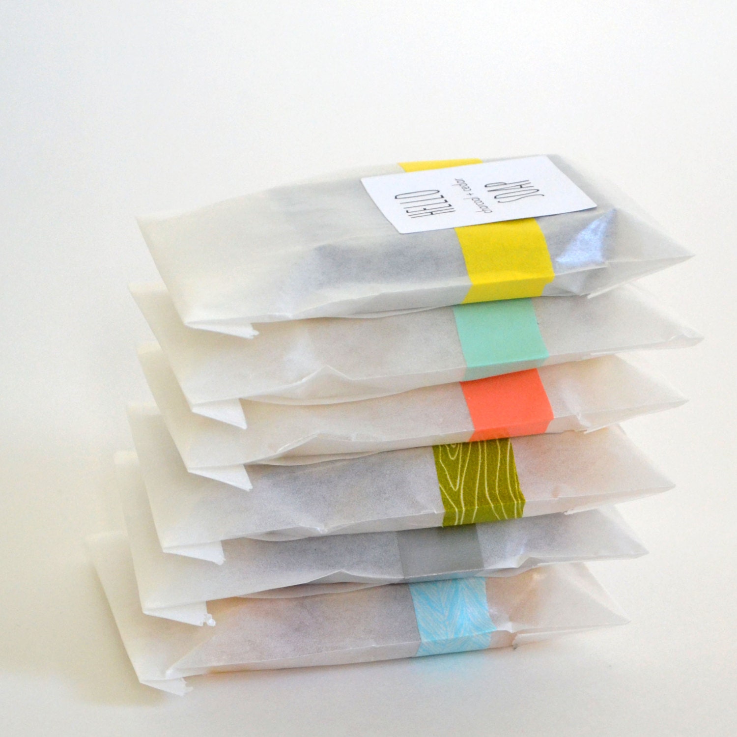 Choose SIX Travel Soaps! Individually wrapped all natural travel trial