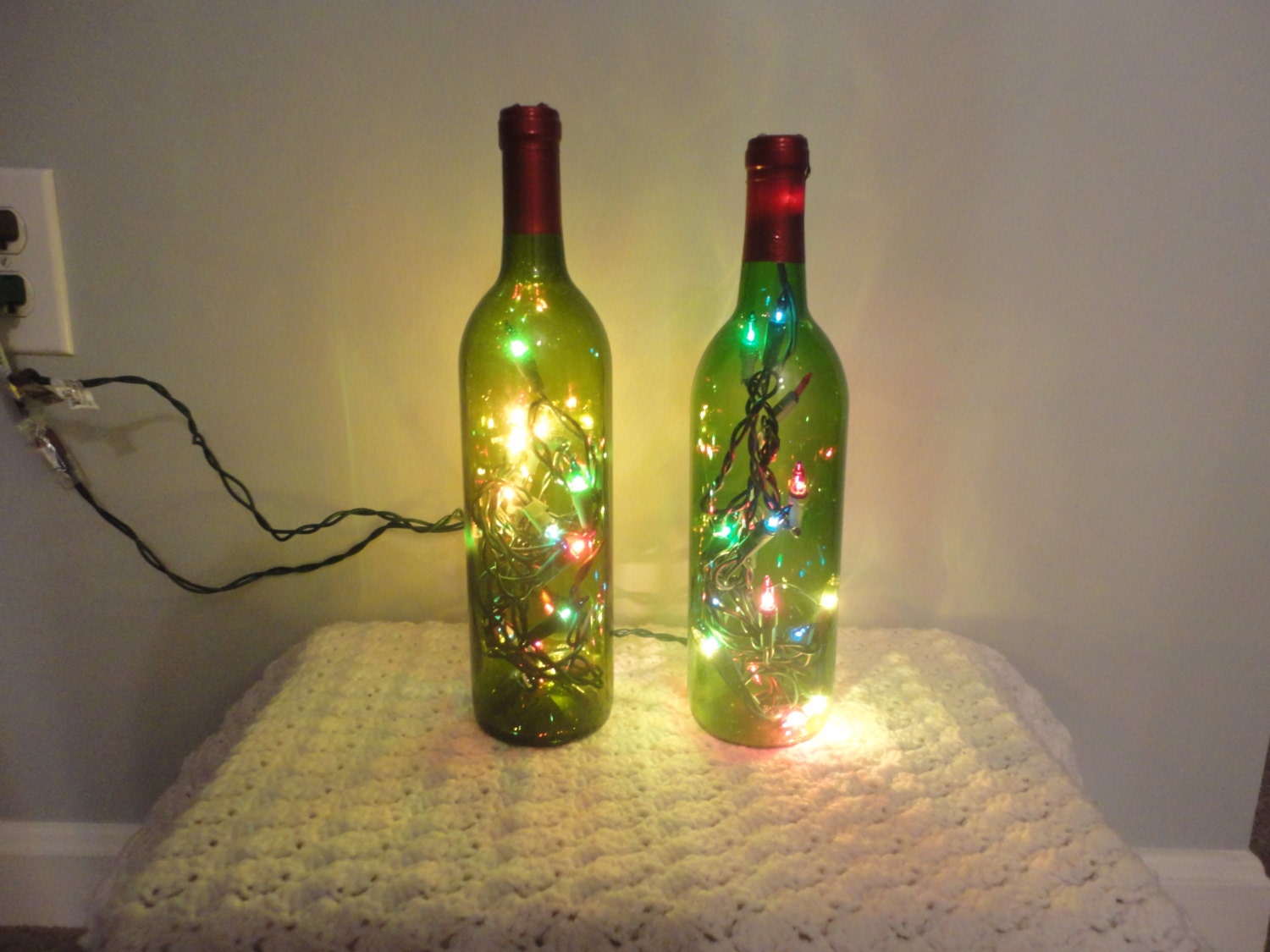 wine bottle with vine lights christmas tree wine bottle with vine lights christmas tree