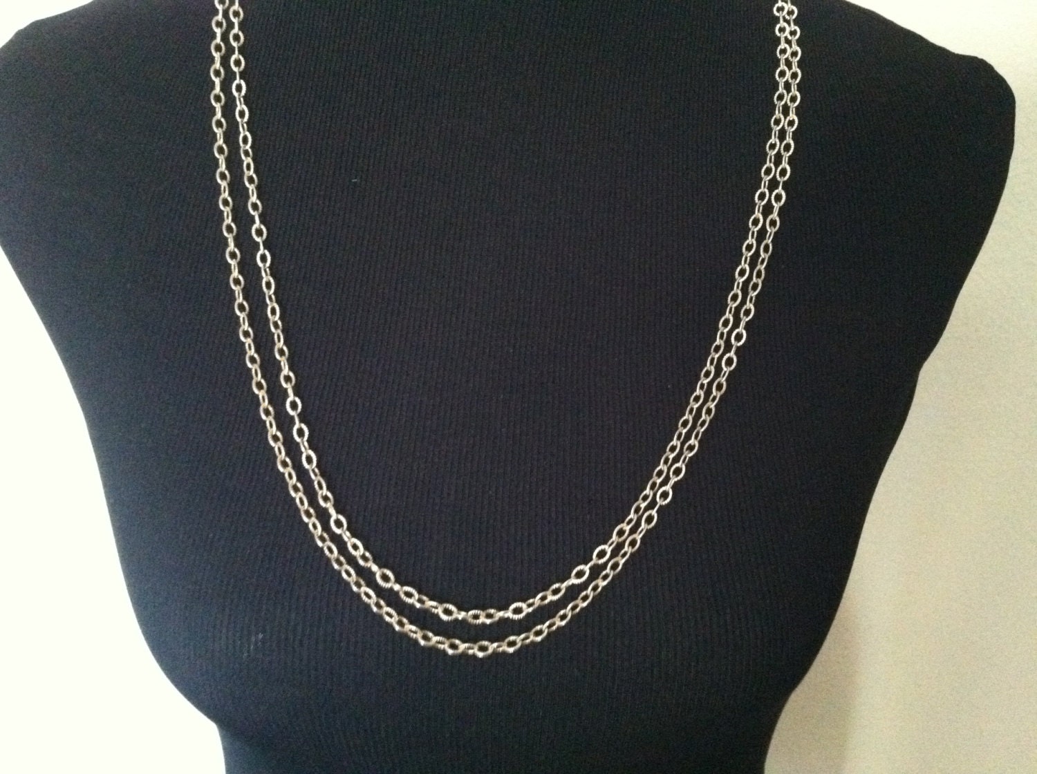 Double strand chain necklace Clearance
