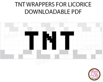 Popular items for minecraft tnt on Etsy