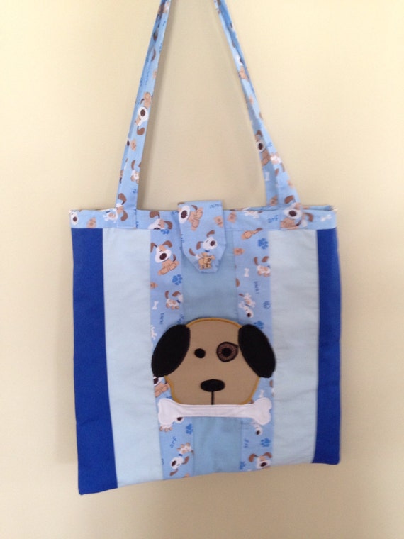 Blue Dog Diaper Bag/Tote