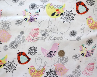Alexander Henry Starling Alt Multi (Color F) Fabric - REMNANT Size 30 Inches by 44 Inches