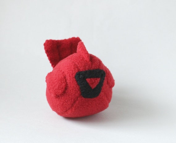 red cardinal plush