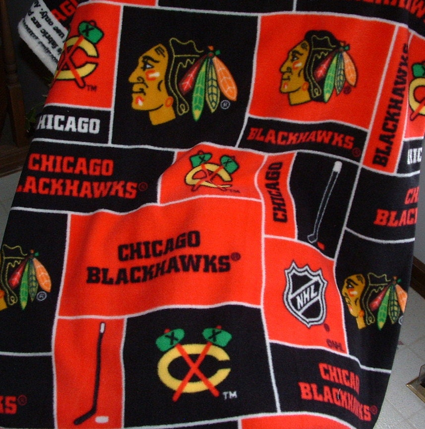 NHL Chicago Blackhawks Fleece Blackhawks Fleece Blanket